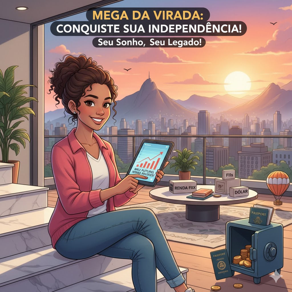 Mega da Virada 2025: Ganhei R$ 850 milhões! O que fazer com o prêmio?
