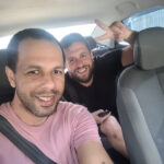 Autor do blog Mercado em Alta com Maurício Meirelles em dia de Uber.