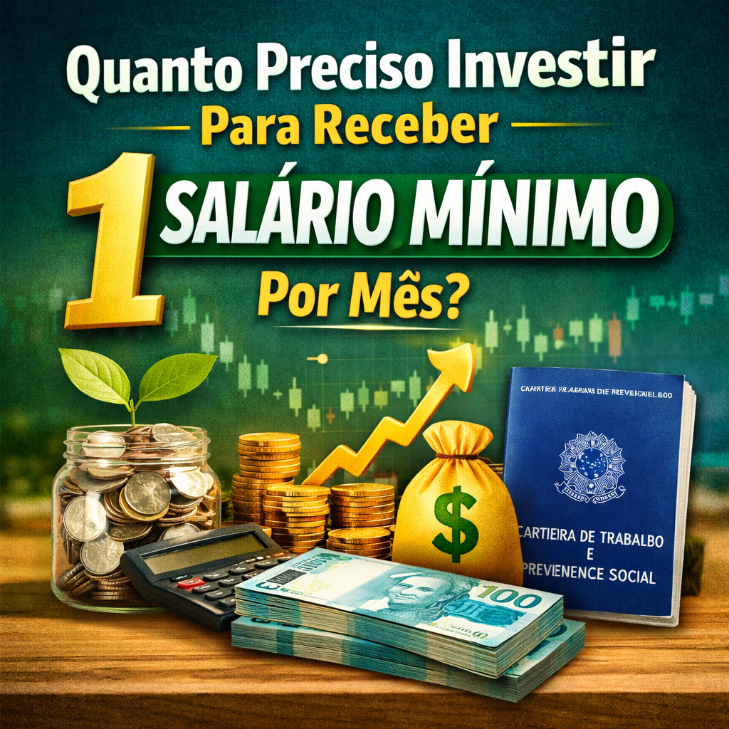 Quanto Preciso Investir Para Receber 1 Salário Mínimo Por Mês?